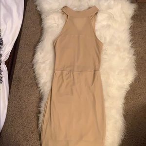 Nude Midi Dress